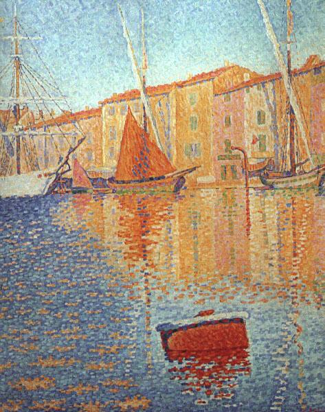 Red Buoy, Paul Signac